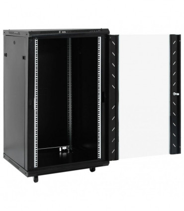 vidaXL 18U Network Cabinet with Swivel Feet 19" IP20 60x60x100 cm