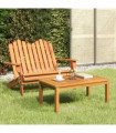 vidaXL 2 Piece Adirondack Garden Lounge Set Solid Wood Acacia