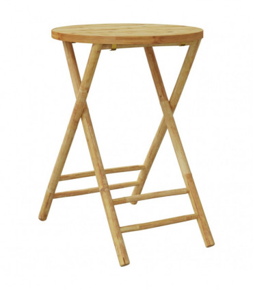 vidaXL 3 Piece Bistro Set Bamboo