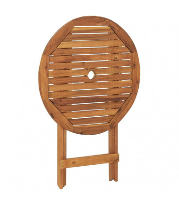 vidaXL 3 Piece Folding Garden Dining Set Solid Acacia Wood