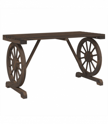 vidaXL 3 Piece Garden Dining Set Solid Wood Fir