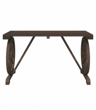 vidaXL 3 Piece Garden Dining Set Solid Wood Fir