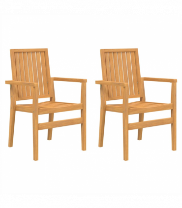 vidaXL 3 Piece Garden Dining Set Solid Wood Teak
