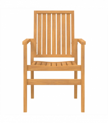 vidaXL 3 Piece Garden Dining Set Solid Wood Teak