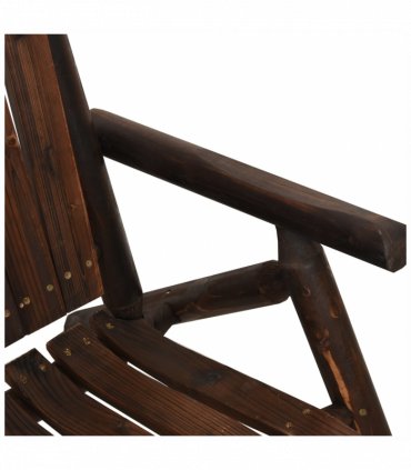 vidaXL 3 Piece Garden Lounge Set Solid Wood Spruce