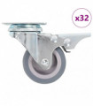vidaXL 32 pcs Swivel Casters 50 mm