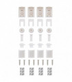 vidaXL 36 Piece Roller Blind Fittings