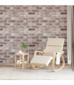 vidaXL 3D Wall Panels 10 pcs Dark Brown 100x50 cm EPS
