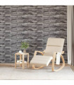 vidaXL 3D Wall Panels 14 pcs Anthracite 100x25 cm EPS