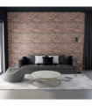 vidaXL 3D Wall Panels with Red Brick Design 11 pcs EPS