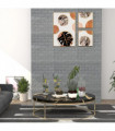 vidaXL 3D Wallpaper Bricks Self-adhesive 40 pcs Anthracite