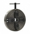 vidaXL 4 Jaw Wood Chuck with M33 Connection Steel Black 150x63 mm