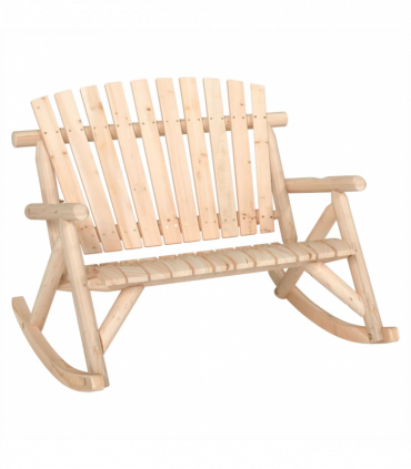 vidaXL 4 Piece Garden Lounge Set Solid Wood Spruce