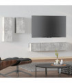 vidaXL 4 Piece TV Cabinet Set Concrete Grey Engineered Wood