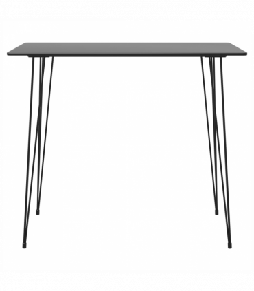 vidaXL 5 Piece Bar Set Black and White