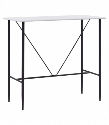 vidaXL 5 Piece Bar Set Plastic Black