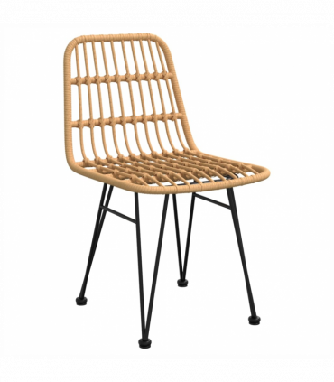 vidaXL 5 Piece Garden Dining Set Poly Rattan