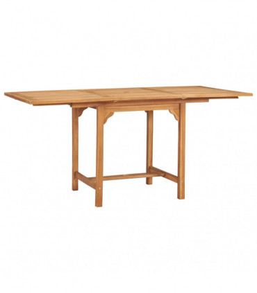 vidaXL 5 Piece Garden Dining Set Solid Teak Wood