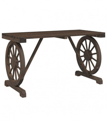 vidaXL 5 Piece Garden Dining Set Solid Wood Fir