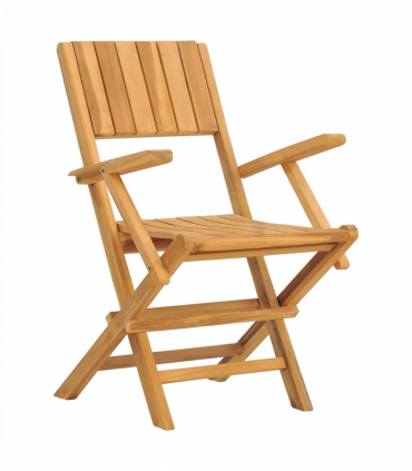 vidaXL 5 Piece Garden Dining Set Solid Wood Teak