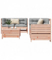 vidaXL 5 Piece Garden Sofa Set Solid Wood Douglas Fir