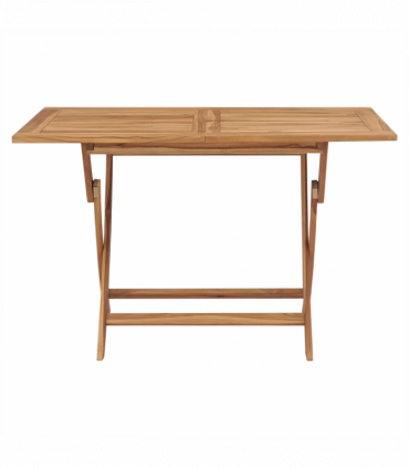 vidaXL 7 Piece Garden Dining Set Solid Teak Wood