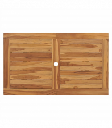 vidaXL 7 Piece Garden Dining Set Solid Teak Wood