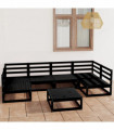 vidaXL 7 Piece Garden Lounge Set Solid Pinewood