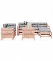 vidaXL 7 Piece Garden Sofa Set Solid Wood Douglas Fir