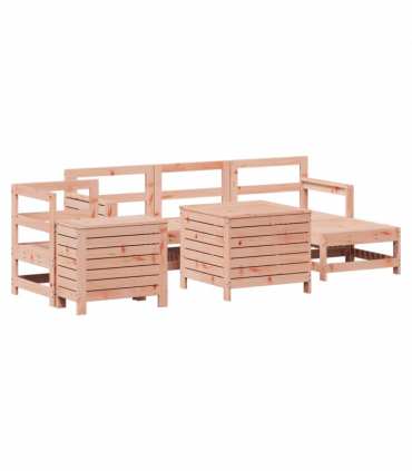 vidaXL 7 Piece Garden Sofa Set Solid Wood Douglas Fir