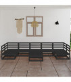 vidaXL 8 Piece Garden Lounge Set Solid Pinewood