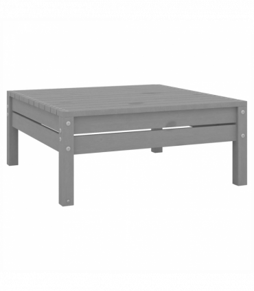 vidaXL 8 Piece Garden Lounge Set Solid Pinewood Grey