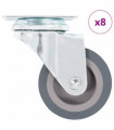 vidaXL 8 pcs Swivel Casters 50 mm