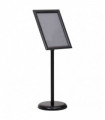 vidaXL A3 Pedestal Poster Stand Black Aluminium Alloy