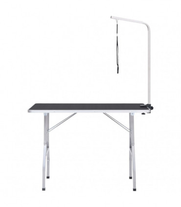 vidaXL Adjustable Dog Grooming Table with 1 Loop