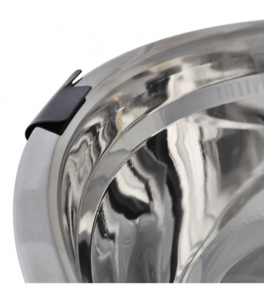 vidaXL Adjustable Double Diner Pet Dog Feeding Stand & 2 x 4.1L Stainless Steel Bowls