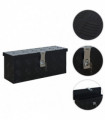 vidaXL Aluminium Box 485x140x200 mm Black