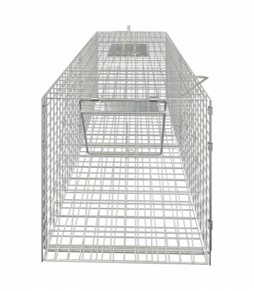 vidaXL Animal Trap 64.5x25x26.5 cm Galvanised Iron