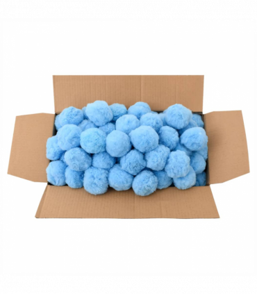 vidaXL Anti Bacteria Pool Filter Balls Blue 2100 g Polyethylene