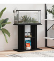 vidaXL Aquarium Stand Black 60x30x60 cm Engineered Wood