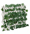 vidaXL Artificial Grape Leaf Trellis Expandable Green 190x60 cm