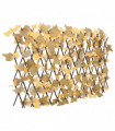 vidaXL Artificial Maple Leaf Trellis Expandable Orange 180x60 cm