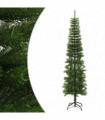 vidaXL Artificial Slim Christmas Tree with Stand 240 cm PE