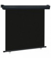 vidaXL Balcony Side Awning 170x250 cm Black
