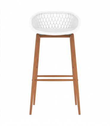 vidaXL Bar Chairs 4 pcs White