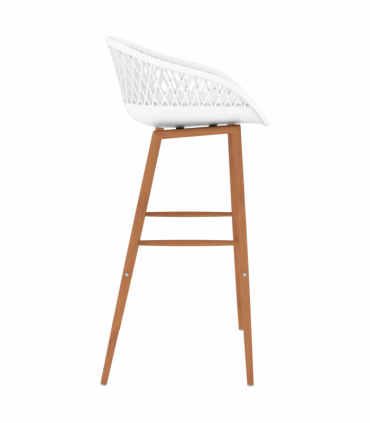 vidaXL Bar Chairs 4 pcs White