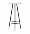 vidaXL Bar Table White 60x107.5 cm MDF