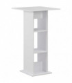 vidaXL Bar Table White 60x60x110 cm
