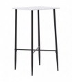 vidaXL Bar Table White 60x60x111 cm MDF