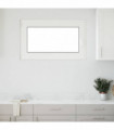 vidaXL Basement Window "RISOR" 100x70 cm Tilt&Turn DIN Left White